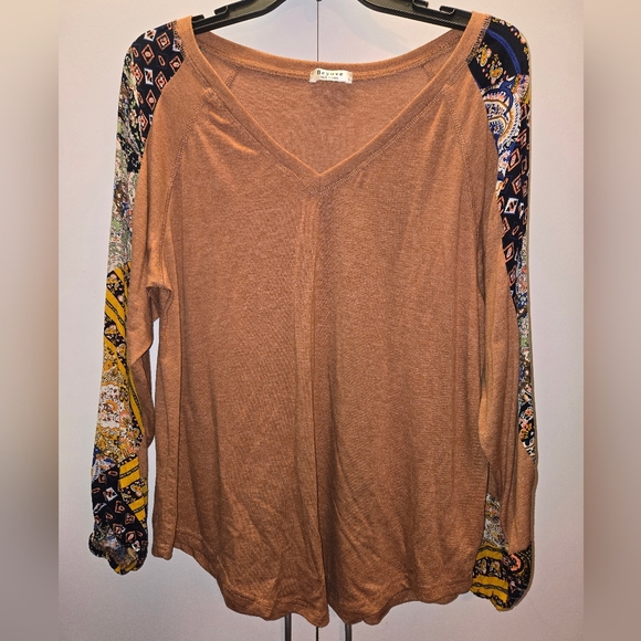 Oversized Boho Long-sleeved Shirt NWOT - Picture 9 of 13